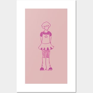 Kawaii Girl Posters and Art